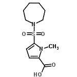 CAS#: 685088-97-5, 5-(1-Azepanylsulfonyl)-1-methyl-1H-pyrrole-2-carboxylic acid