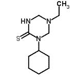 CAS#: 685130-79-4, 1-Cyclohexyl-5-ethyl-1,3,5-triazinane-2-thione