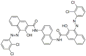 CAS 登录号：68516-75-6， N,N'-萘-1,5-二基二[4-[(2,3-二氯苯基)偶氮]-3-羟基萘-2-甲酰胺]
