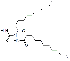 CAS 登录号：68516-83-6， 十二烷酸 2-(氨基硫代甲酰)-2-(1-氧代十二烷基)酰肼