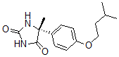 CAS 登录号：68524-21-0， 5-(4-异戊氧基苯基)-5-甲基-海因