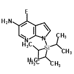 CAS#: 685513-93-3, 4-Fluoro-1-(triisopropylsilyl)-1H-pyrrolo[2,3-b]pyridin-5-amine