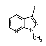 CAS#: 685522-76-3, 3-iodo-1-methyl-pyrazolo[3,4-b]pyridine