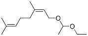 CAS 登录号：68555-64-6， (Z)-1-(1-乙氧基乙氧基)-3,7-二甲基辛-2,6-二烯
