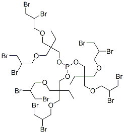 CAS 登录号：68555-85-1， 亚磷酸三[2,2-二[(2,3-二溴丙氧基)甲基]丁基]酯