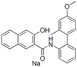 CAS#: 68556-00-3, Sodium 3-Hydroxy-N-[4-Methoxy-o-Tolylphenyl]Naphthalene-2-Carboxamidate