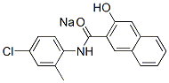CAS 登录号：68556-04-7， N-(4-氯-2-甲基苯基)-3-羟基萘-2-甲酰胺钠盐
