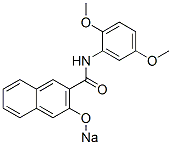 CAS 登录号：68556-11-6， N-(2,5-二甲氧基苯基)-3-钠氧基-2-萘甲酰胺