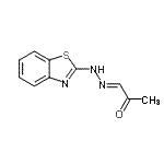 CAS#: 68579-70-4, (1E)-1-(1,3-Benzothiazol-2-ylhydrazono)acetone