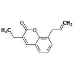 CAS 登录号：685828-88-0， 8-烯丙基-3-乙基-2H-苯并吡喃-2-酮