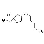 CAS#: 685876-24-8, 1-Ethyl-3-hexylcyclopentanol