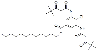 CAS#: 68588-50-1, Dodecyl 4-Chloro-3,5-Bis[(4,4-Dimethyl-1,3-Dioxopentyl)Amino]Benzoate