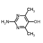 CAS 登录号：685897-68-1， 2-氨基-4,6-二甲基-5-嘧啶醇