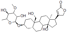 CAS 登录号：6859-20-7， 黄夹次甙丙