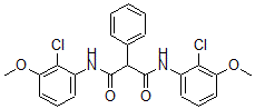 CAS#: 686277-21-4, N1,N3-Bis(2-Chloro-3-Methoxyphenyl)-2-Phenyl-Propanediamide