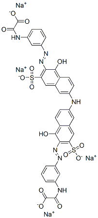 CAS#: 68631-10-7, Tetrasodium 2,2'-[Iminobis[(1-Hydroxy-3-Sulphonato-6,2-Naphthalenediyl)Azo-3,1-Phenyleneimino]]Bis(2-Oxoacetate)