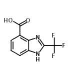 CAS#: 6866-57-5, 2-(Trifluoromethyl)-1H-Benzimidazole-4-Carboxylic Acid