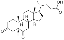 CAS 登录号：6868-73-1， 3,6-二氧代胆烷酸
