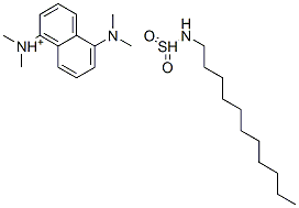 CAS 登录号：68684-39-9， 1-(5-二甲基氨基萘1-磺酰氨基)癸烷-10-三甲基铵