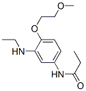 CAS 登录号：68703-73-1， N-[3-(乙基氨基)-4-(2-甲氧基乙氧基)苯基]丙酰胺