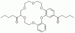 CAS 登录号：68725-69-9， 2,13-二戊酰基二苯并-18-冠醚-6