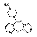 CAS 登录号：68745-07-3， 5-(4-甲基-1-哌嗪基)吡啶并[2,3-b][1,5]苯并硫氮杂卓