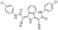 CAS#: 68808-70-8, 2,2'-(1H-Isoindole-1,3(2H)-Diylidene)Bis[N-(4-Chlorophenyl)-2-Cyano-Acetamide