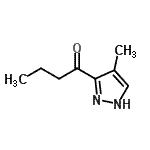 CAS#: 68809-56-3, 1-(4-Methyl-1H-pyrazol-3-yl)-1-butanone