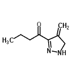CAS#: 68809-75-6, 1-(4-Methylene-4,5-dihydro-1H-pyrazol-3-yl)-1-butanone