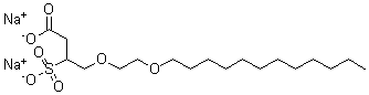 CAS#: 68815-56-5, alpha-(3-Carboxy-1-Oxosulfopropyl)-omega-Hydroxy-Poly(Oxy-1,2-Ethanediyl) C10-16-Alkyl Ethers Disodium Salts