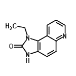 CAS 登录号：688308-91-0， 1-乙基-1,3-二氢-2H-咪唑并[4,5-f]喹啉-2-酮