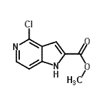 CAS#: 688357-19-9, Methyl 4-chloro-1H-pyrrolo[3,2-c]pyridine-2-carboxylate