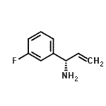 CAS 登录号：688362-63-2， (1S)-1-(3-氟苯基)-2-丙烯-1-胺