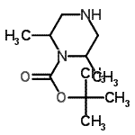 CAS#: 688363-66-8, 2-Methyl-2-propanyl 2,6-dimethyl-1-piperazinecarboxylate
