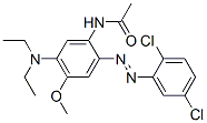 CAS 登录号：68877-36-1， N-[2-[(2,5-二氯苯基)偶氮]-5-(二乙基氨基)-4-甲氧基苯基]乙酰胺
