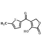 CAS#: 688801-94-7, 3-Hydroxy-4-[(5-methyl-2-thienyl)carbonyl]-2(5H)-furanone