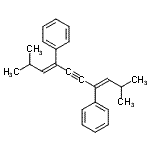 CAS#: 68893-36-7, 1,1'-[(3E,7E)-2,9-Dimethyl-3,7-decadien-5-yne-4,7-diyl]dibenzene