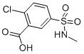 CAS 登录号：68901-09-7， 2-氯-5-(甲基氨基磺酰基)苯甲酸