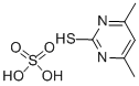 CAS#: 68901-13-3, 4,6-Dimethyl-2-Thioxo-(1H)-Pyrimidinediylium Sulphate