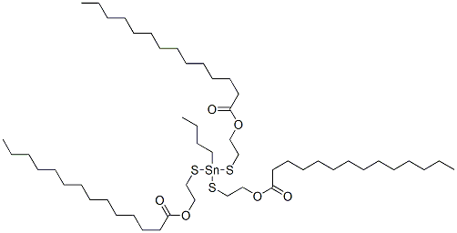 CAS#: 68928-34-7, (Butylstannylidyne)Tris(Thioethylene) Trimyristate