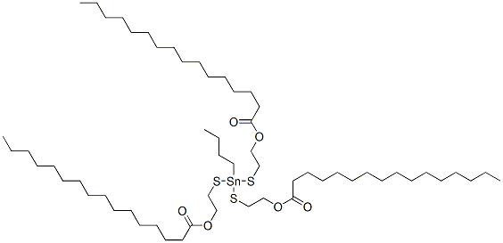 CAS#: 68928-39-2, (Butylstannylidyne)Tris(Thioethylene) Tripalmitate