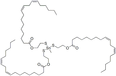 CAS#: 68928-40-5, (Methylstannylidyne)Tris(Thioethane-1,2-Diyl) Tris[(9Z,12Z)-Octadeca-9,12-Dienoate]