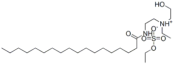 CAS 登录号：68957-51-7， 乙基(2-羟基乙基)[2-(硬脂酰氨基)乙基]铵硫酸乙酯盐