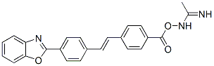 CAS#: 68957-66-4, N-[[4-[2-[4-(Benzoxazol-2-Yl)Phenyl]Vinyl]Benzoyl]Oxy]Acetamidine