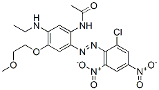 CAS#: 68957-67-5, N-[2-[(2-Chloro-4,6-Dinitrophenyl)Azo]-5-(Ethylamino)-4-(2-Methoxyethoxy)Phenyl]Acetamide