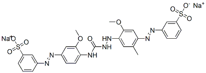 CAS#: 68958-99-6, Disodium 3-[[3-Methoxy-4-[[[2-Methoxy-5-Methyl-4-[(3-Sulphonatophenyl)Azo]Anilino]Carbamoyl]Amino]Phenyl]Azo]Benzenesulphonate