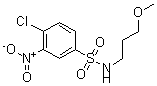 CAS 登录号：68959-43-3， 4-氯-N-(3-甲氧基丙基)-3-硝基-苯磺酰胺