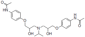 CAS#: 68959-60-4, N,N-(((1-Methylethyl)Imino)Bis((2-Hydroxy-3,1-Propanediyl)Oxy-4,1-Phenylene))Bisacetamide
