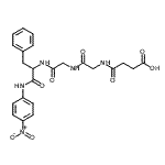 CAS 登录号：68982-90-1， N-(3-羧基丙酰)甘氨酰甘氨酰-N-(4-硝基苯基)苯丙氨酰胺