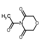 CAS 登录号：68985-06-8， 4-乙酰基-3,5-吗啉二酮